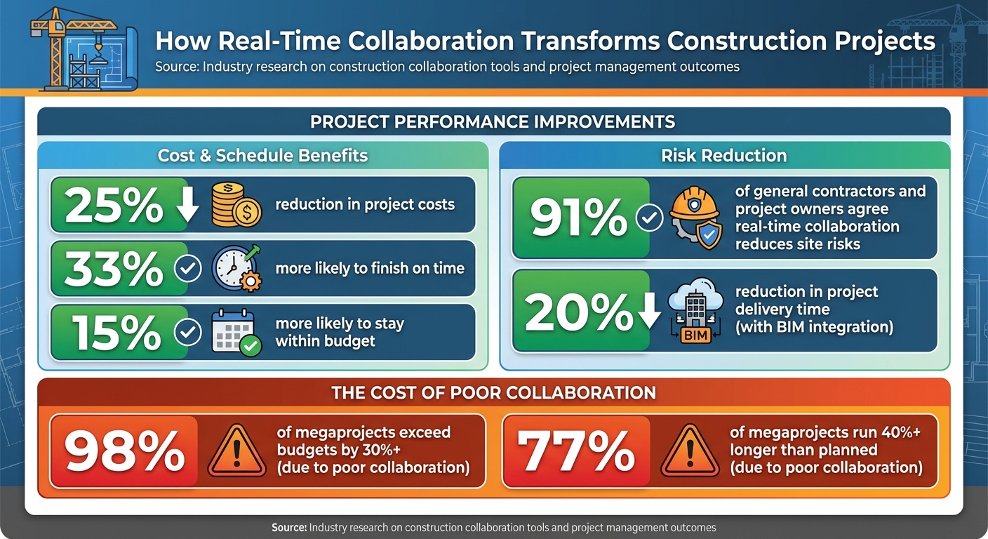 Real-Time Collaboration Benefits in Construction: Key Statistics and Cost Savings