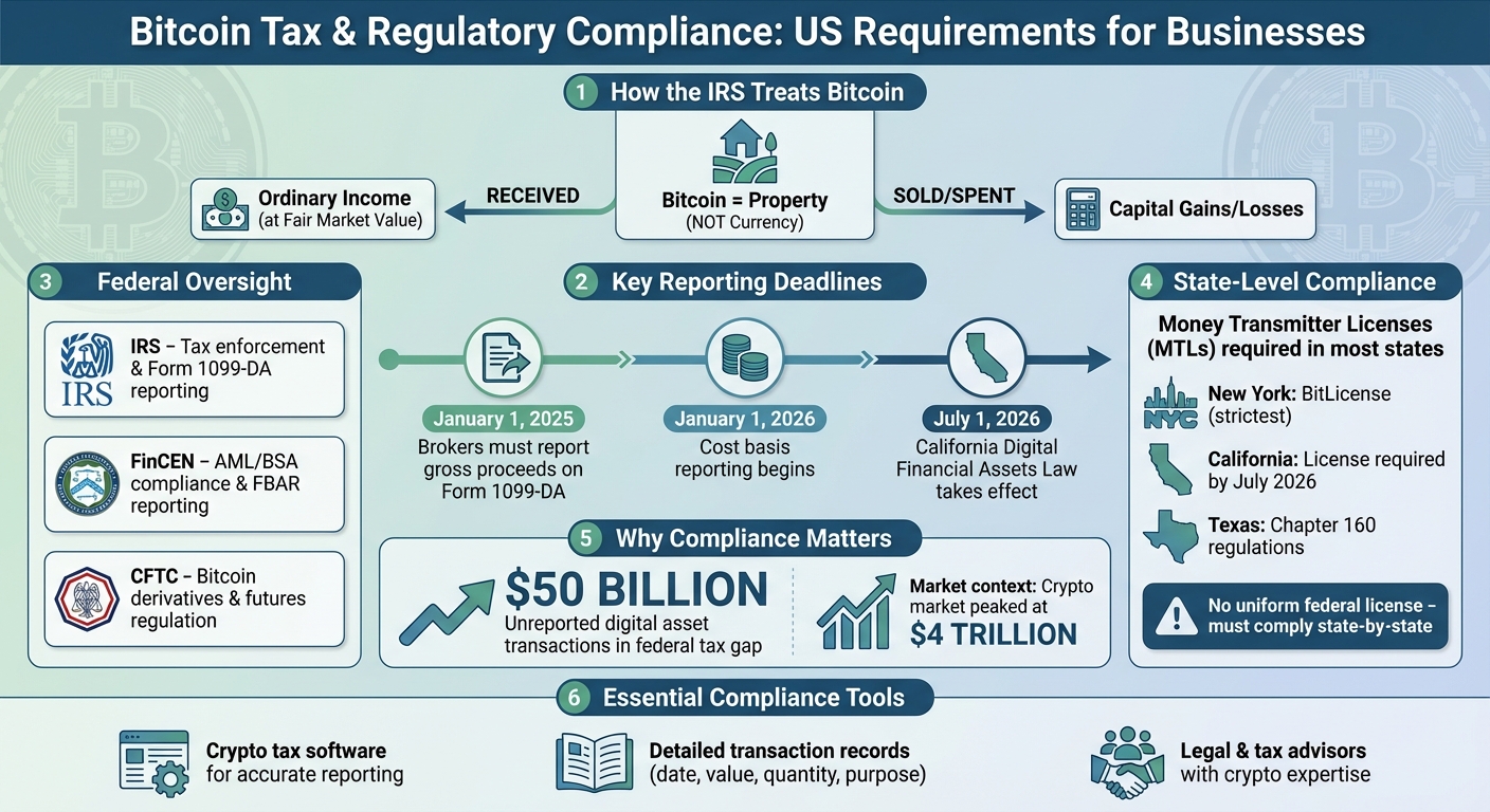 US Bitcoin Tax Compliance Timeline and Key Regulatory Requirements 2025-2026