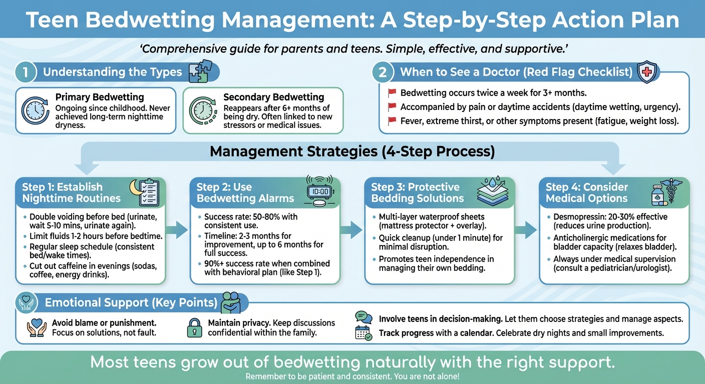 Teen Bedwetting Management: A Step-by-Step Action Plan