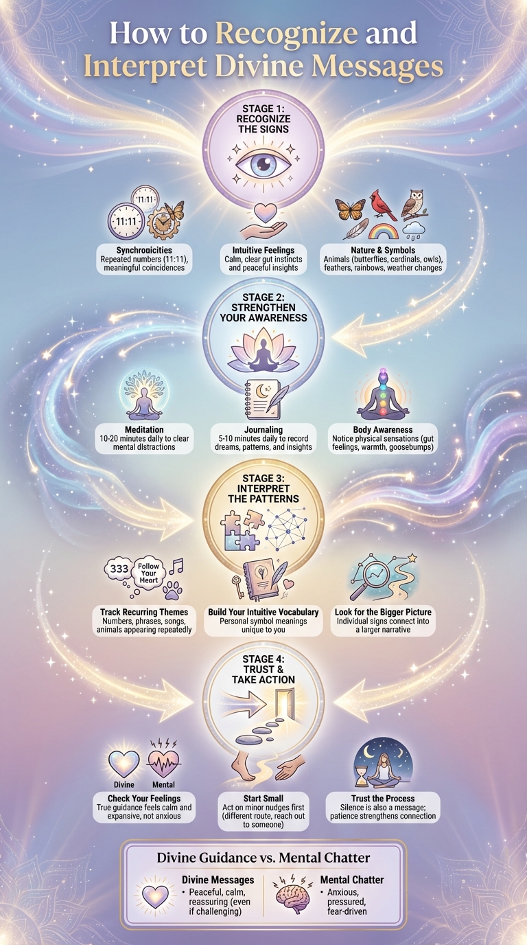How to Recognize and Interpret Divine Messages: A Step-by-Step Guide