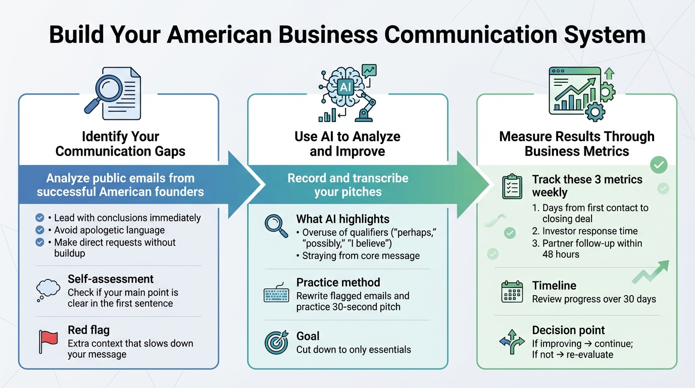 3-Step System for Building American Business Communication Skills