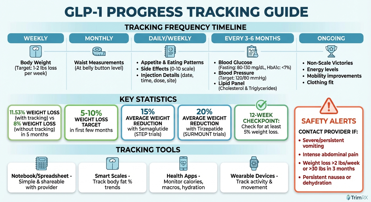 Complete GLP-1 Progress Tracking Guide: What to Measure and When