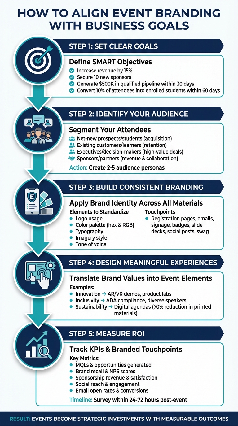 5-Step Framework for Aligning Event Branding with Business Goals