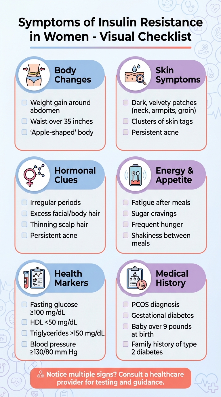 6 Key Symptom Categories of Insulin Resistance in Women