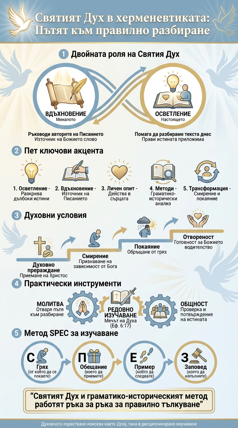 Ролята на Святия Дух в библейското тълкуване - ключови принципи