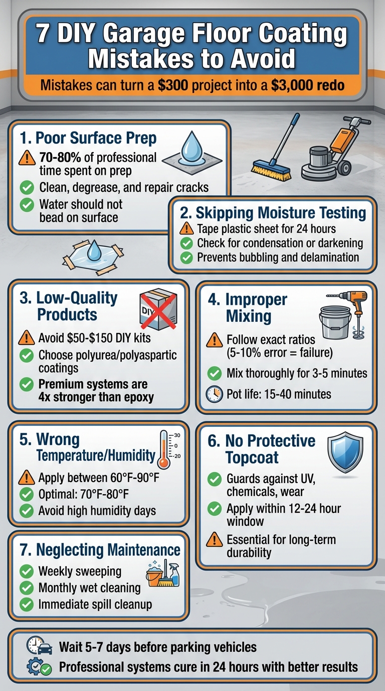 Diy Garage Floor Coating Mistakes To Avoid 5 7 Common Diy Garage Floor Coating Mistakes And How To Avoid Them