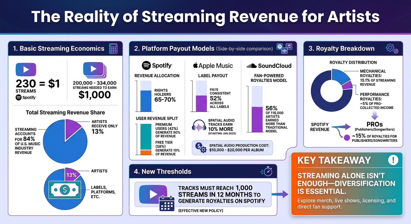 Streaming Revenue Statistics: Why Artists Need Multiple Income Streams