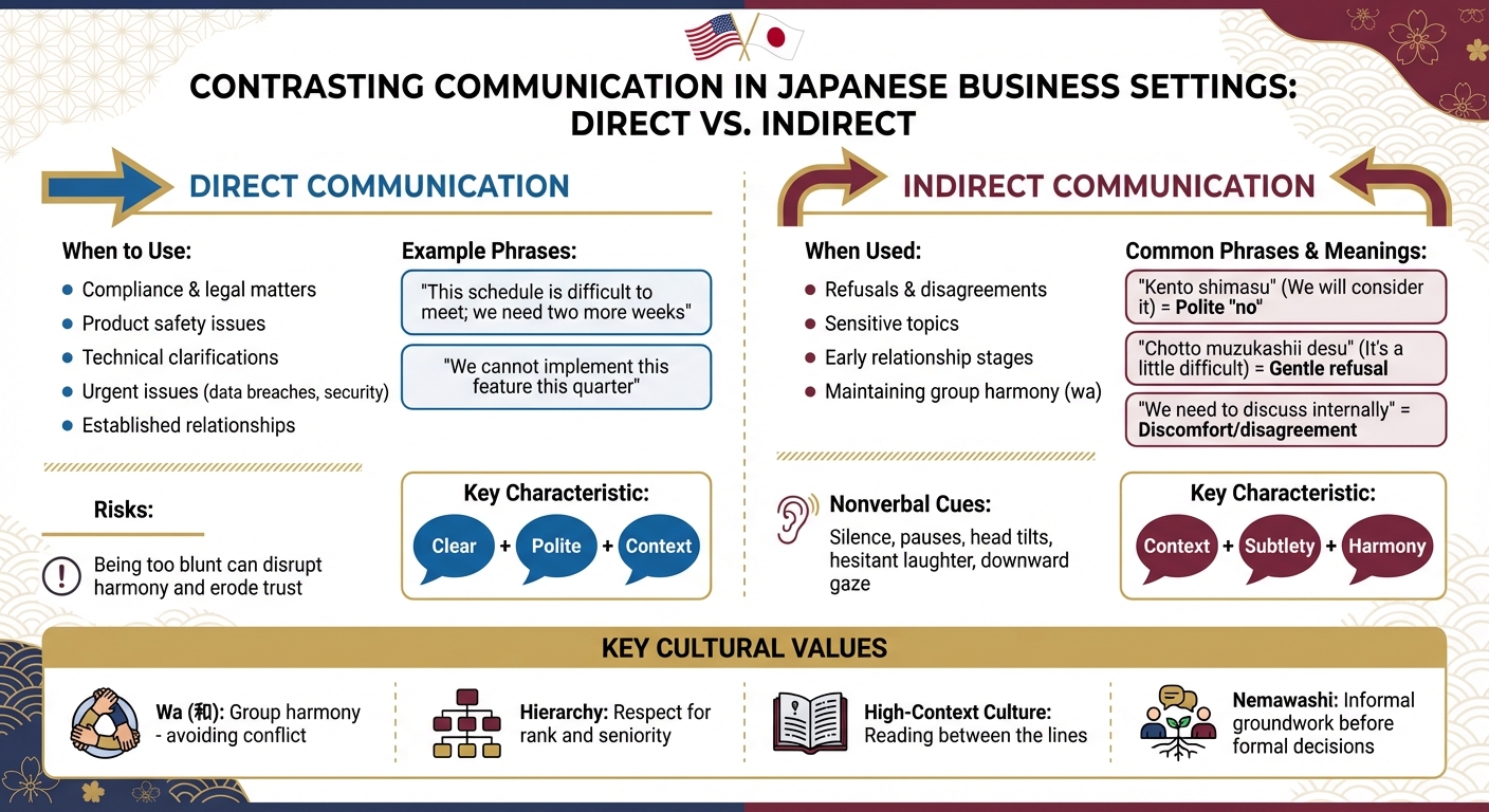 Direct vs Indirect Communication Styles in Japanese Business Culture