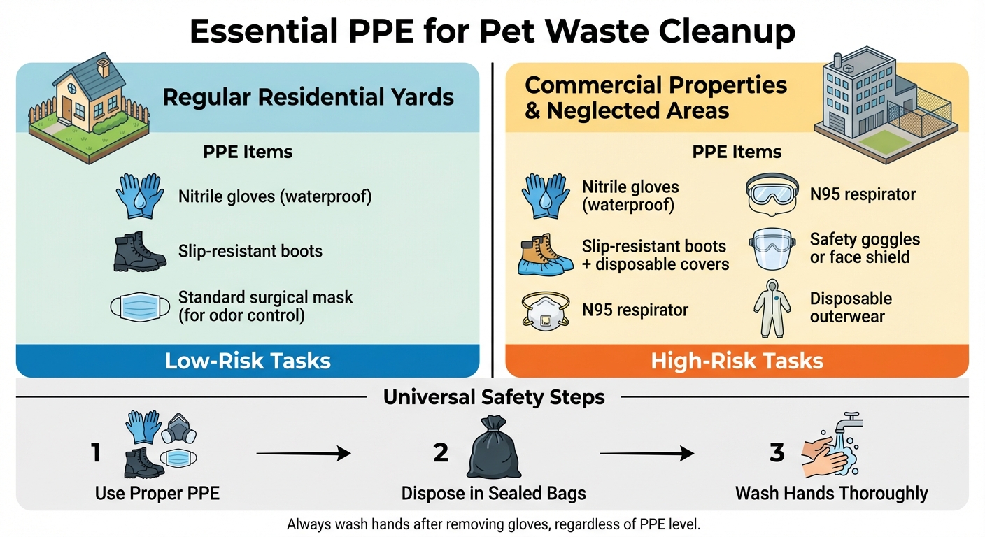 Essential PPE for Pet Waste Cleanup: Protection Guide by Risk Level