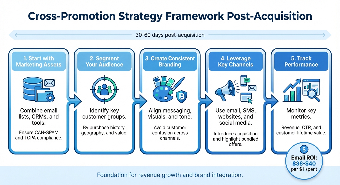 5-Step Cross-Promotion Strategy Framework Post-Acquisition