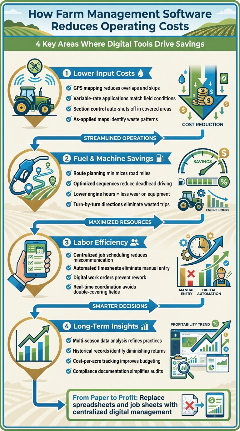 How Farm Management Software Reduces Operating Costs: 4 Key Areas