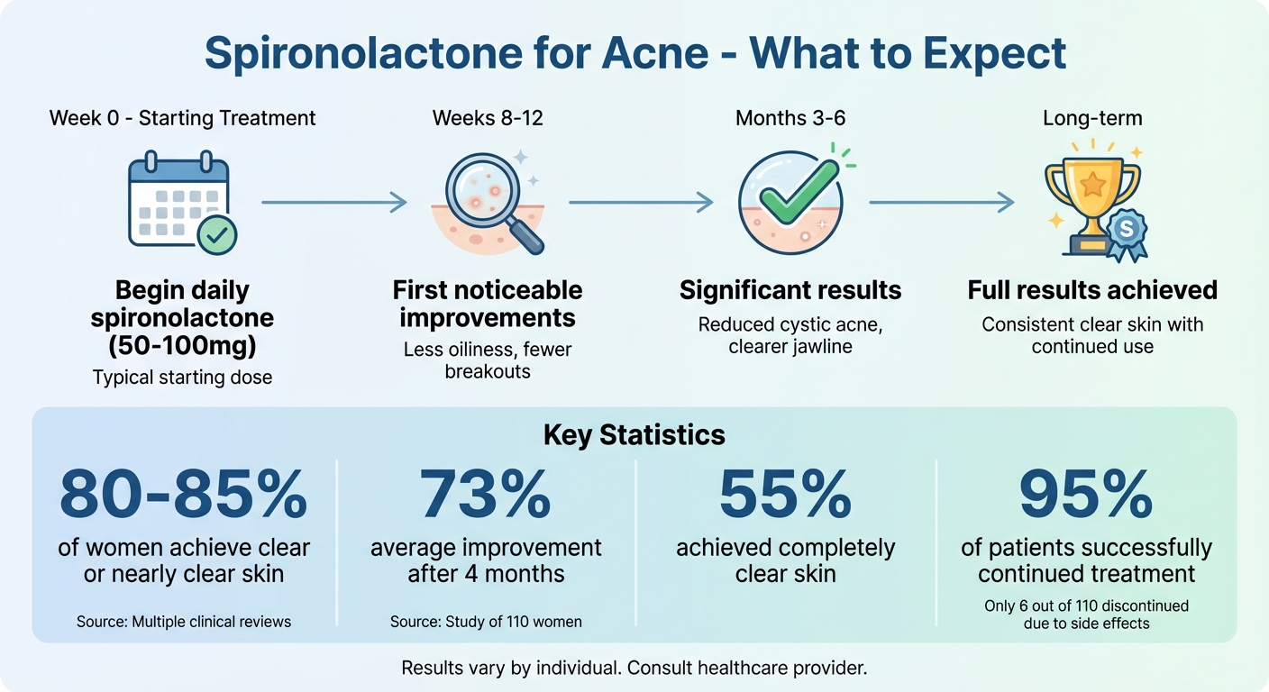 Spironolactone for Acne: Expected Results Timeline and Success Rates