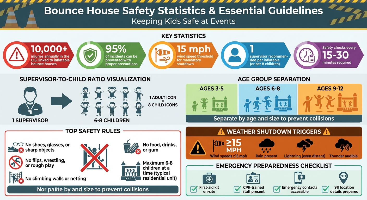 Bounce House Safety Statistics and Key Supervision Guidelines