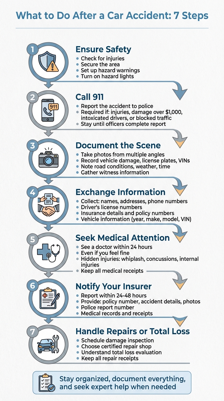 7 Essential Steps to Take After a Car Accident