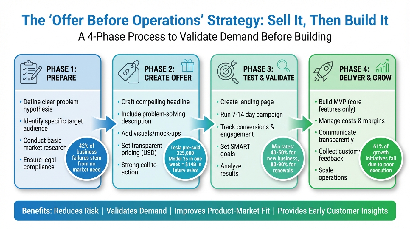 Offer Before Operations Strategy: 4-Phase Implementation Process