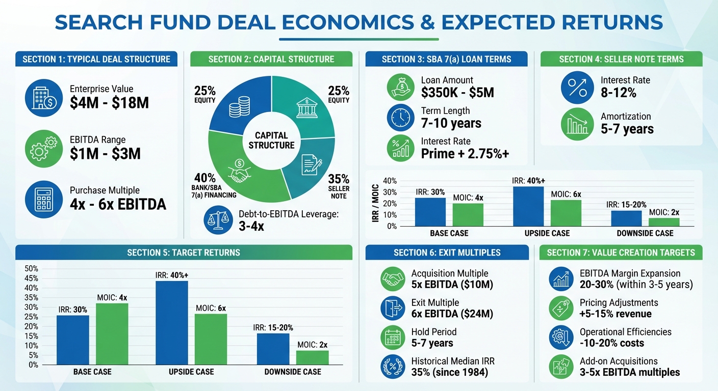 Search Fund Deal Economics and Returns Overview