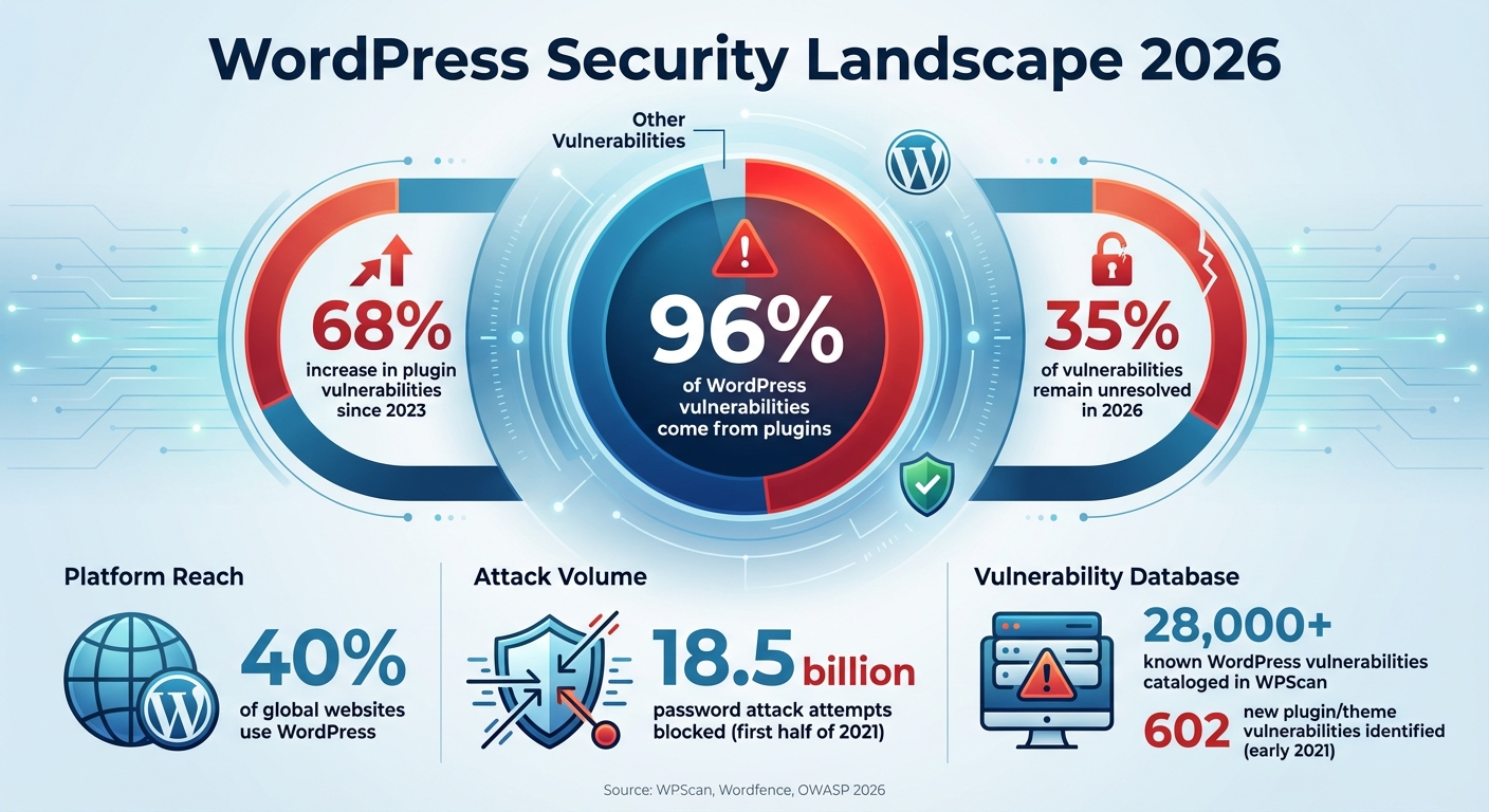 WordPress Security Statistics and Vulnerability Breakdown 2026