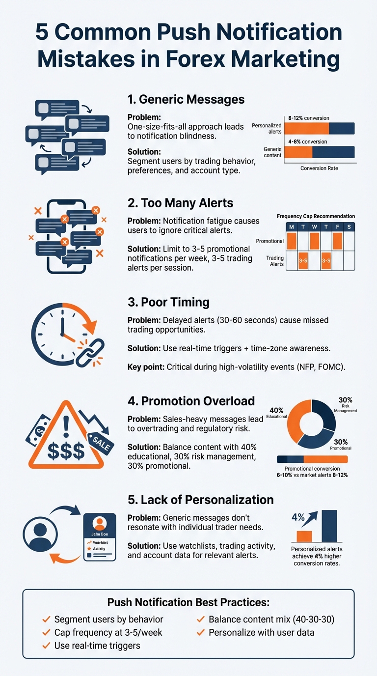 5 Common Push Notification Mistakes in Forex Marketing and How to Fix Them