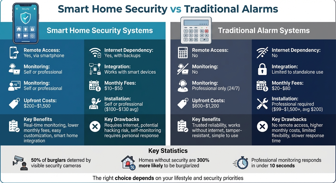 Smart Home Security vs Traditional Alarms: Feature and Cost Comparison
