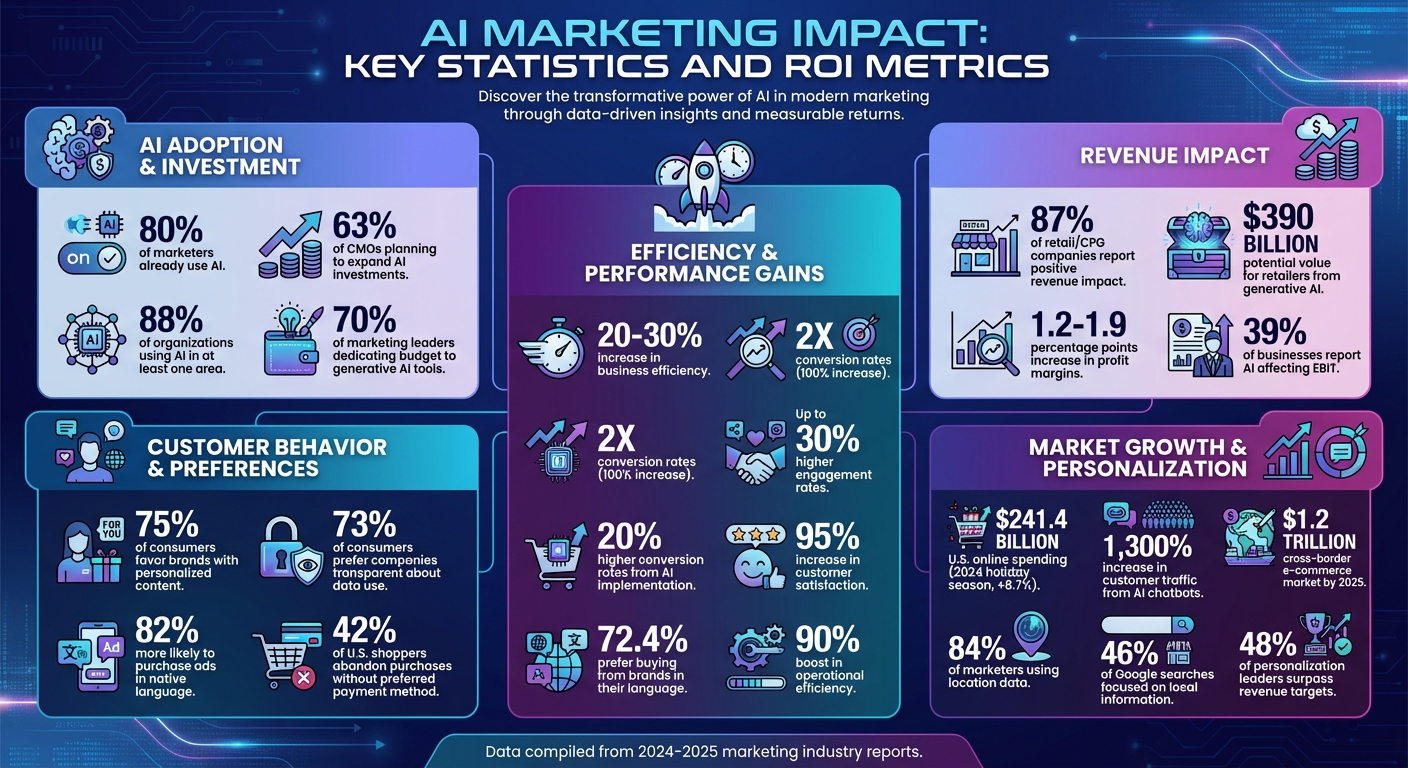 AI Marketing Impact: Key Statistics and ROI Metrics for 2024-2025