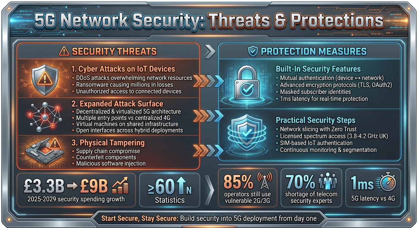 5G Security Threats vs Protection Measures: A Comprehensive Overview