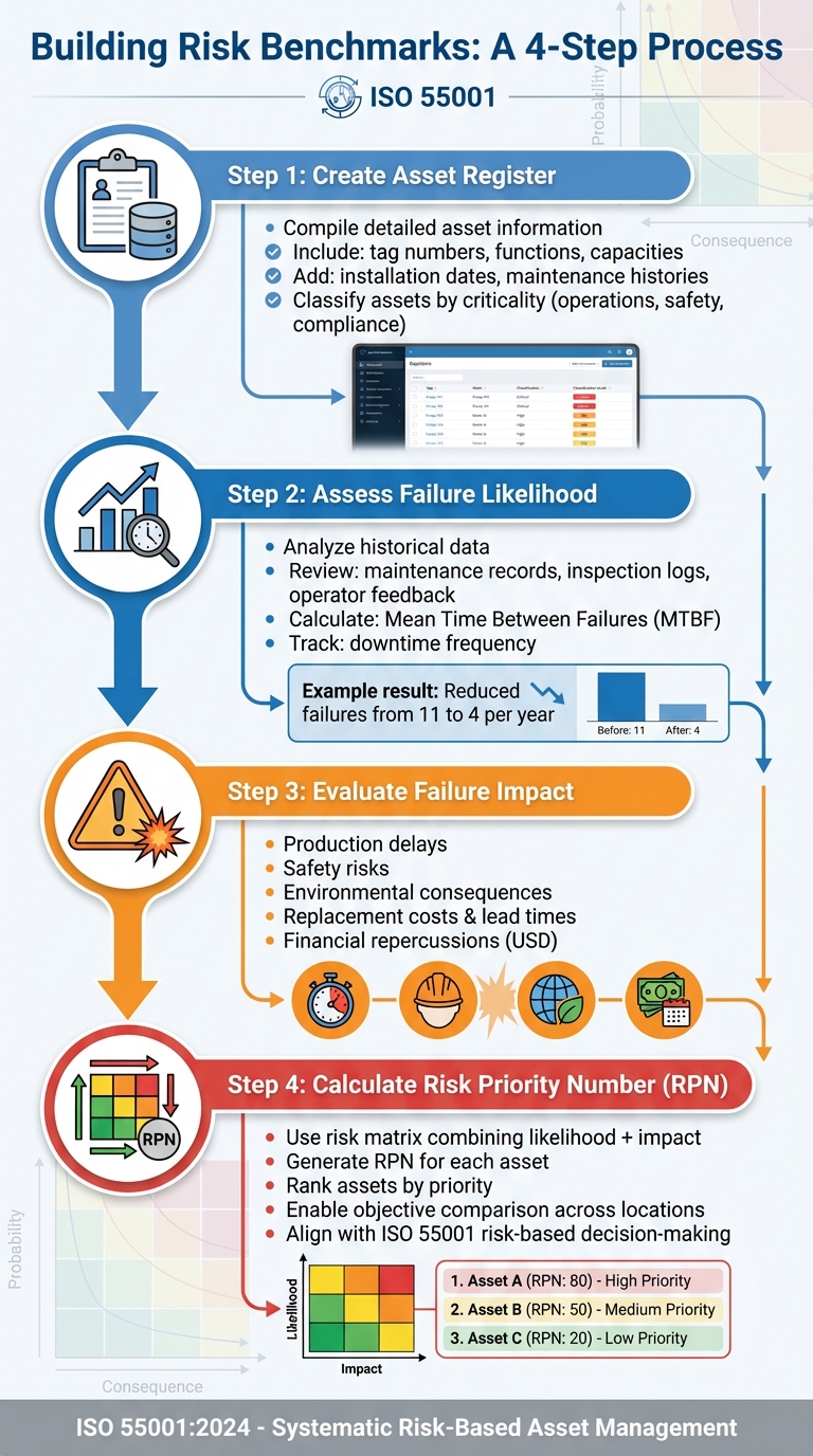 4-Step Process to Build ISO 55001 Risk Benchmarks for Asset Management