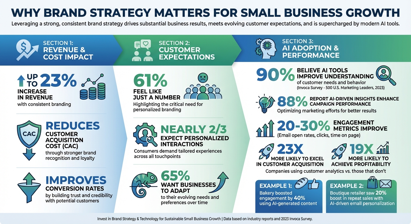 Key Brand Strategy Statistics for Small Business Growth