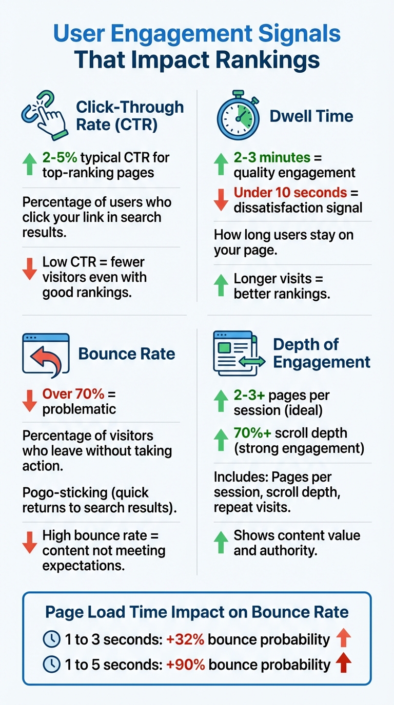Key User Engagement Metrics That Impact SEO Rankings