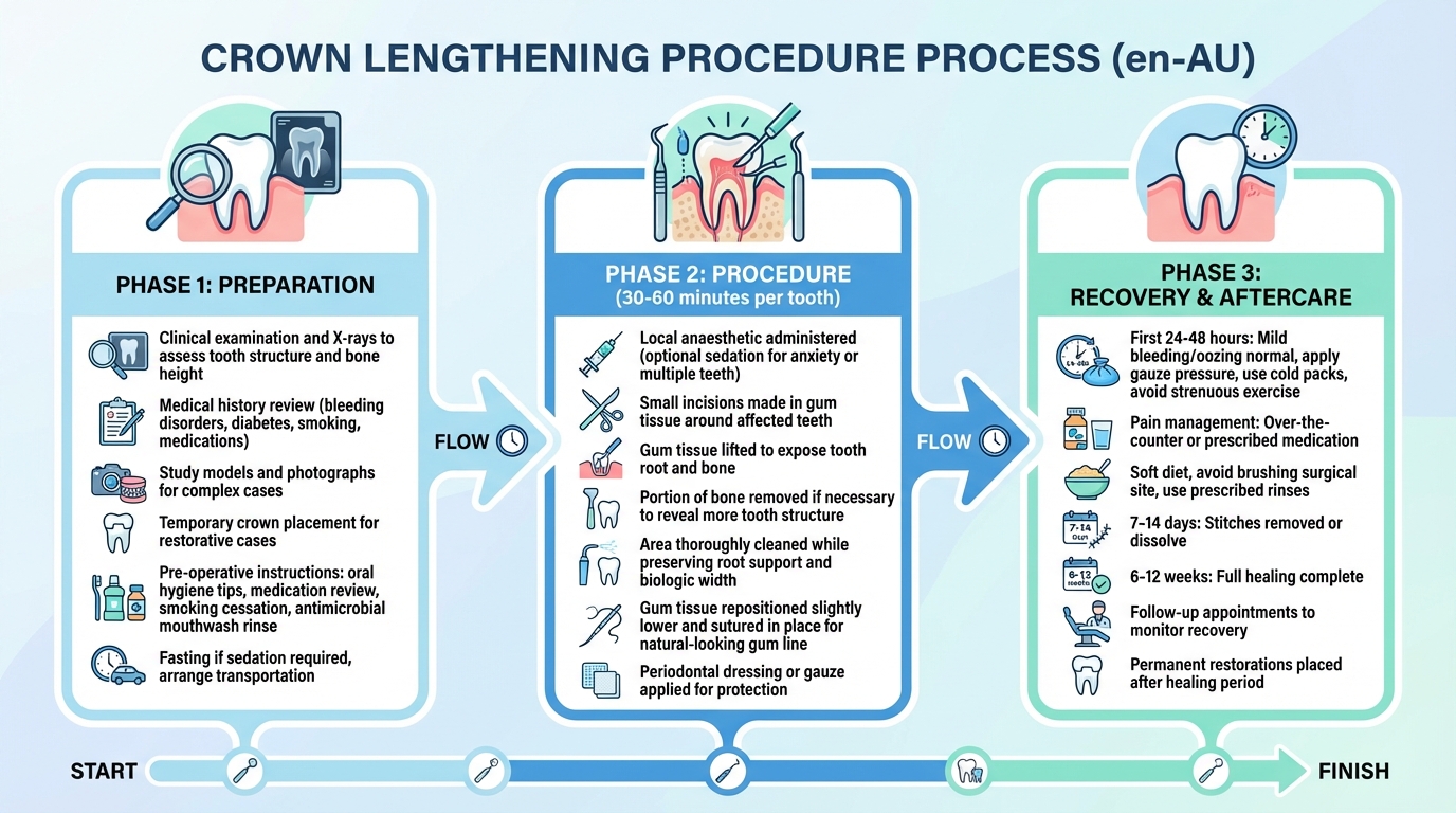 Crown Lengthening Procedure: Step-by-Step Process from Preparation to Recovery