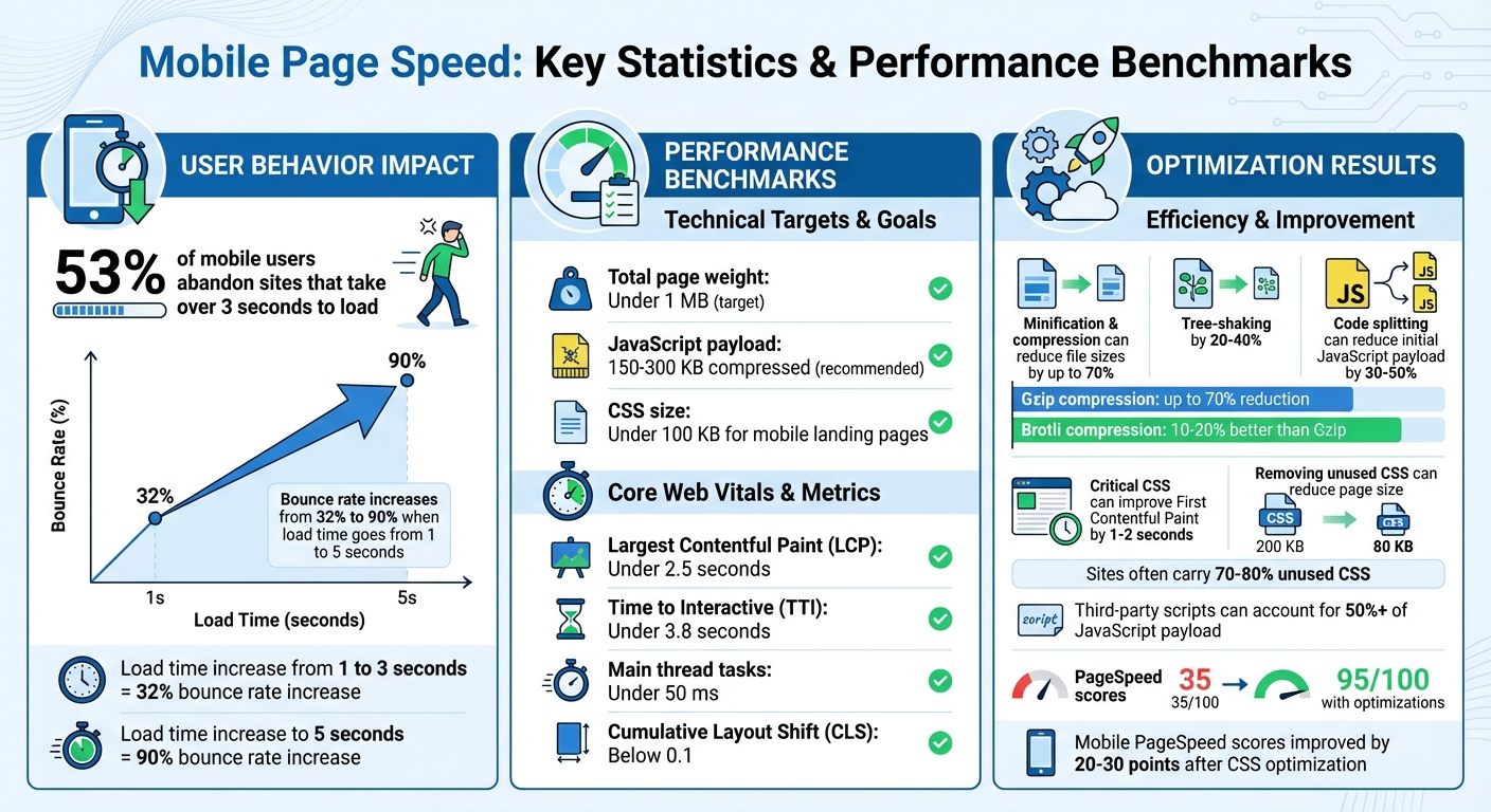 Mobile Page Speed Statistics and Performance Benchmarks