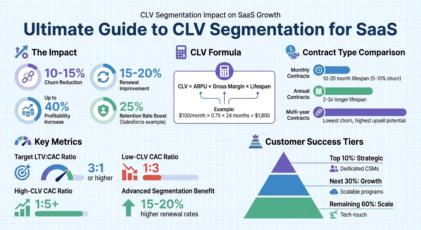 CLV Segmentation Impact on SaaS Growth Metrics