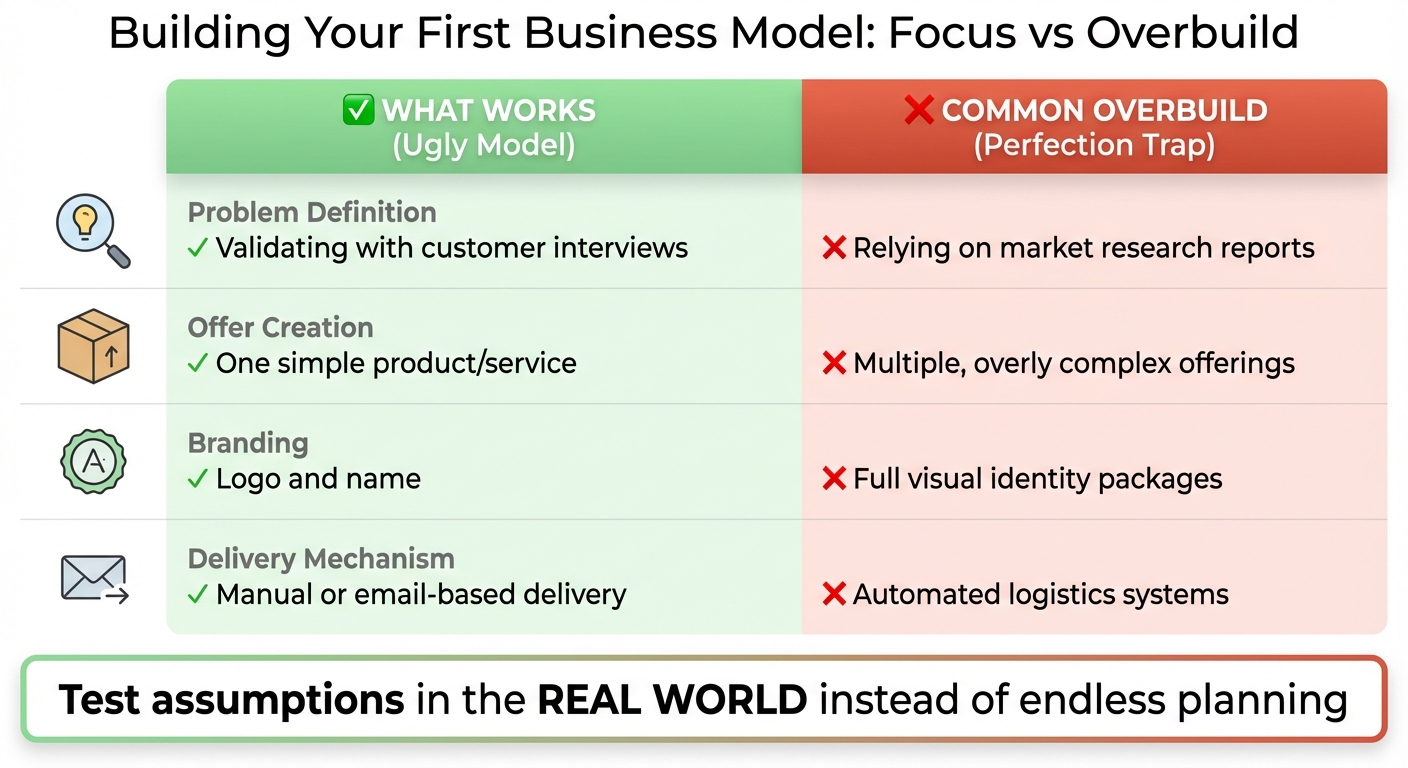 Ugly vs Overbuild Business Model: What to Focus On First