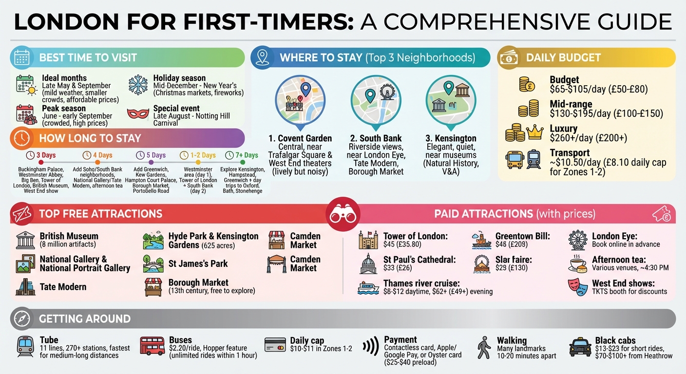 London Trip Planning Guide: Duration, Budget, and Must-See Attractions