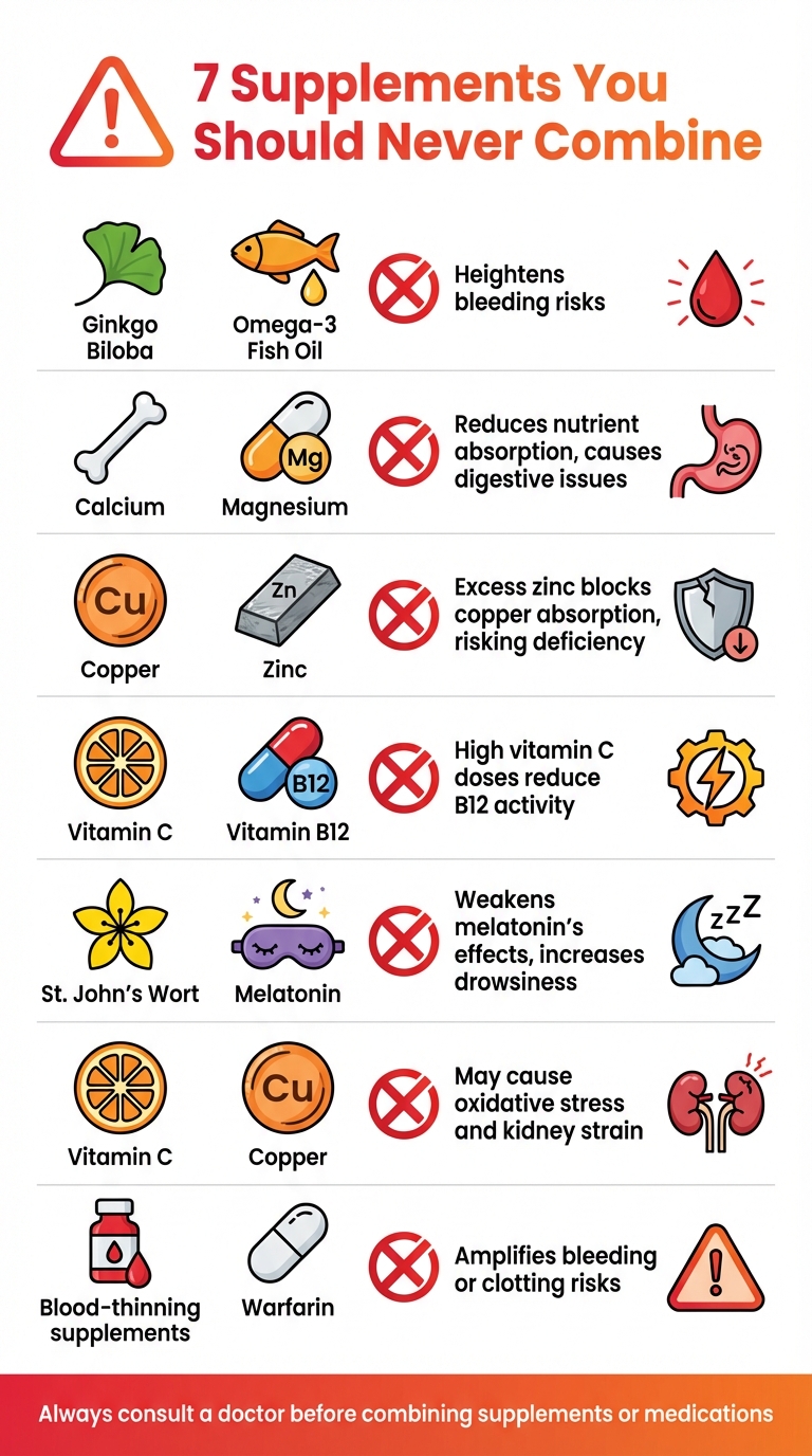 7 Dangerous Supplement Combinations to Avoid