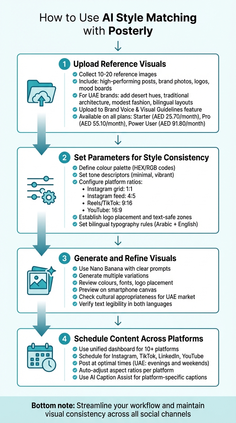 4-Step Guide to AI Style Matching with Posterly