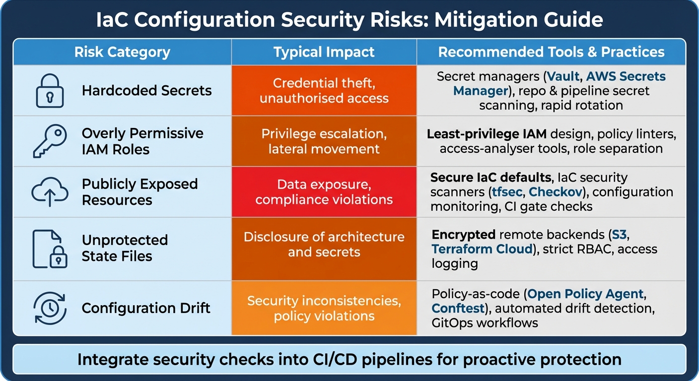 IaC Security Risks: Impact and Mitigation Strategies Comparison
