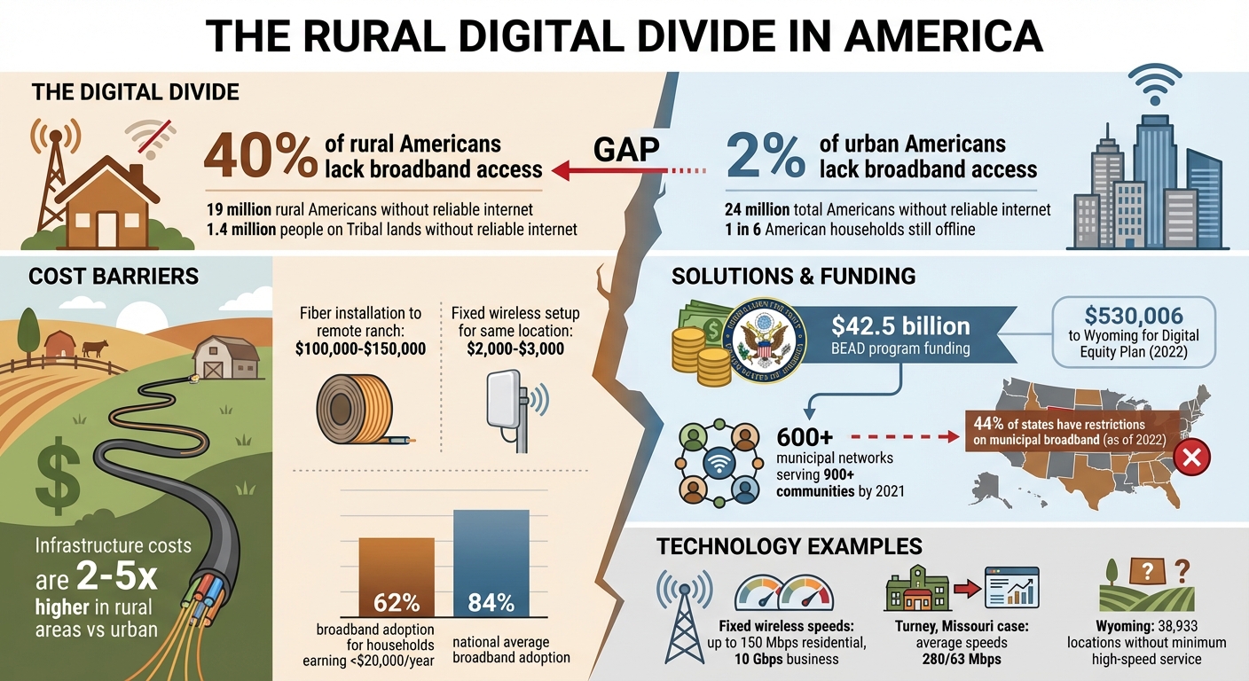 Rural Digital Divide Statistics and Solutions Overview