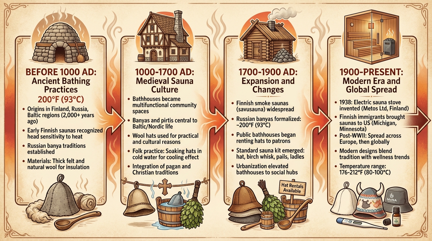 History of Sauna Hats: From Ancient Times to Modern Day
