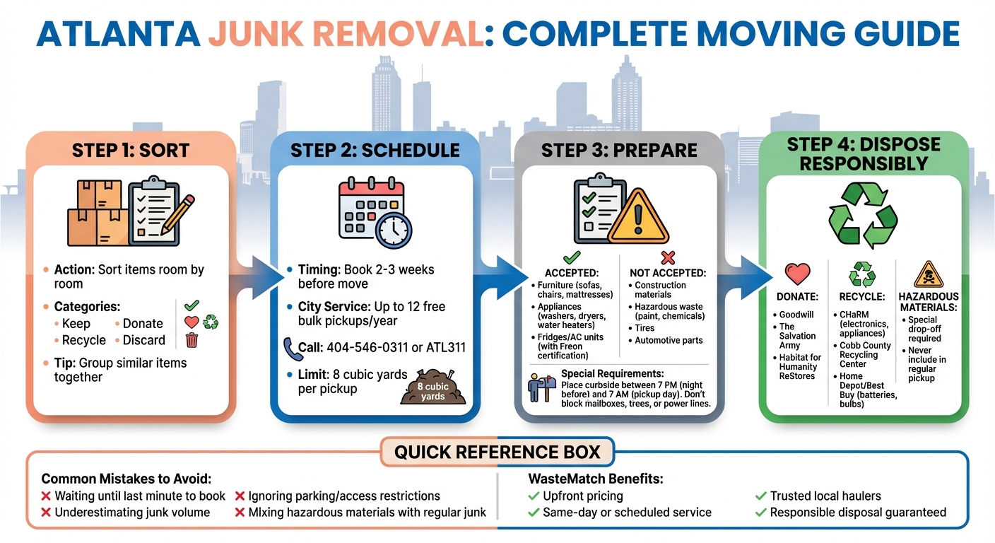 Atlanta Junk Removal Guide: 4-Step Process for a Stress-Free Move