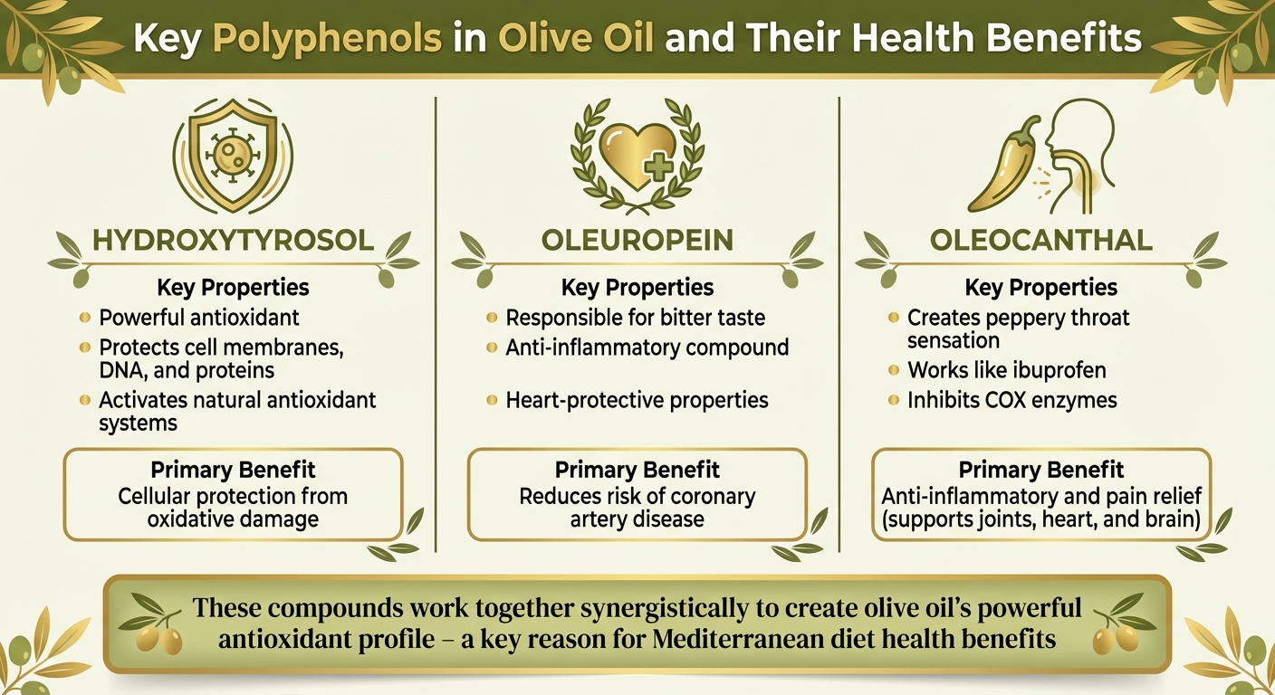 Key Polyphenols in Olive Oil and Their Health Benefits