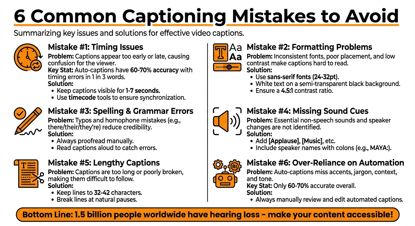 6 Common Captioning Mistakes and How to Fix Them