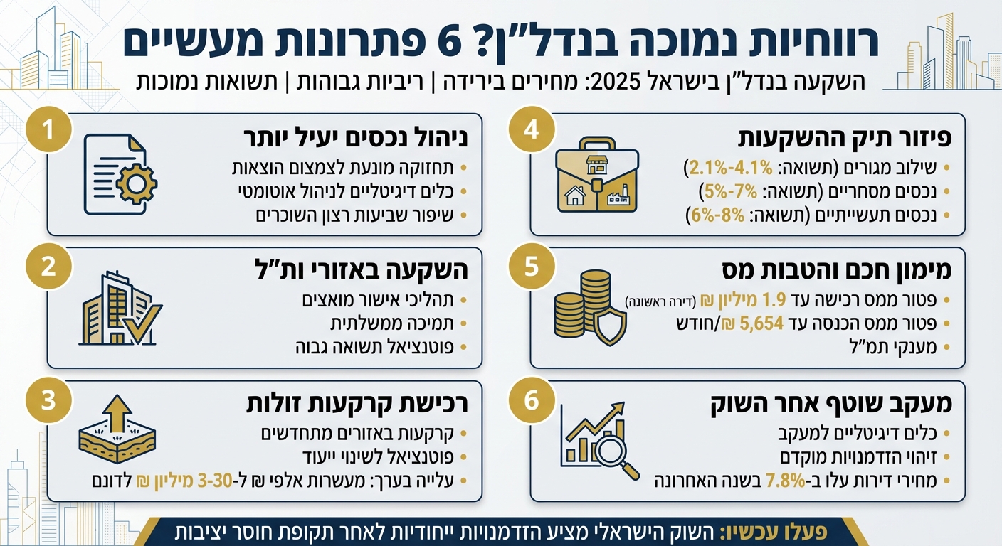 6 פתרונות מעשיים להגדלת רווחיות בנדל