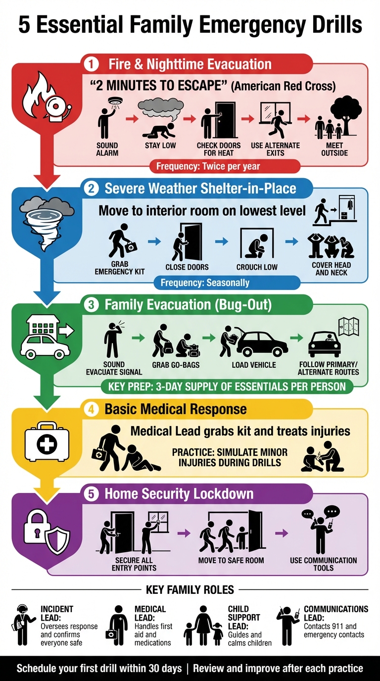 5 Types of Family Emergency Drills and How to Run Them