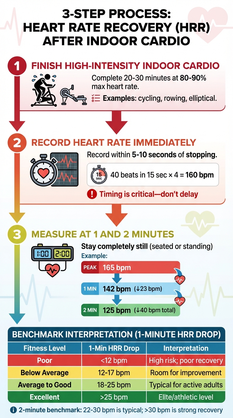How to Measure Heart Rate Recovery in 3 Steps with Benchmarks