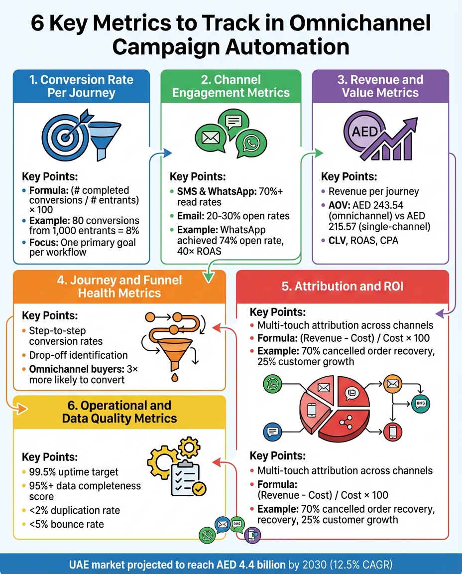 6 Key Metric Categories for Omnichannel Campaign Automation Success