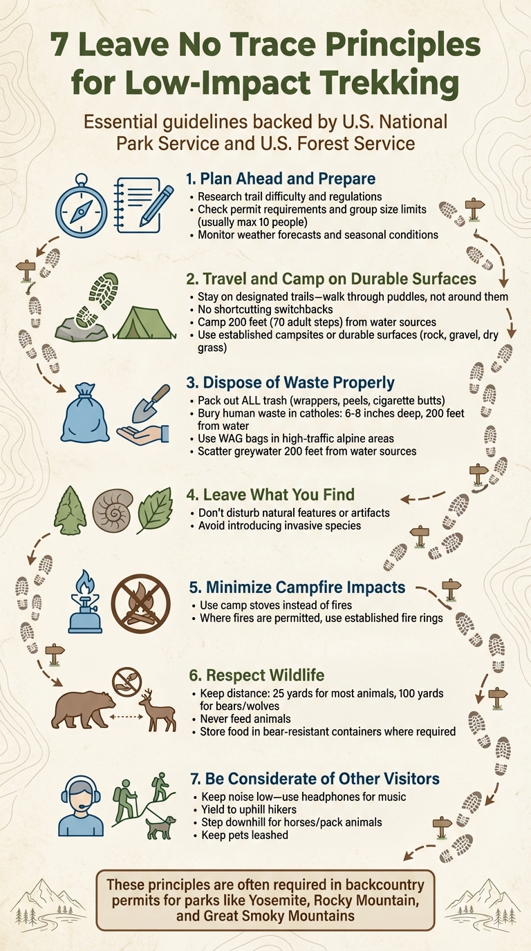 7 Leave No Trace Principles for Low-Impact Trekking