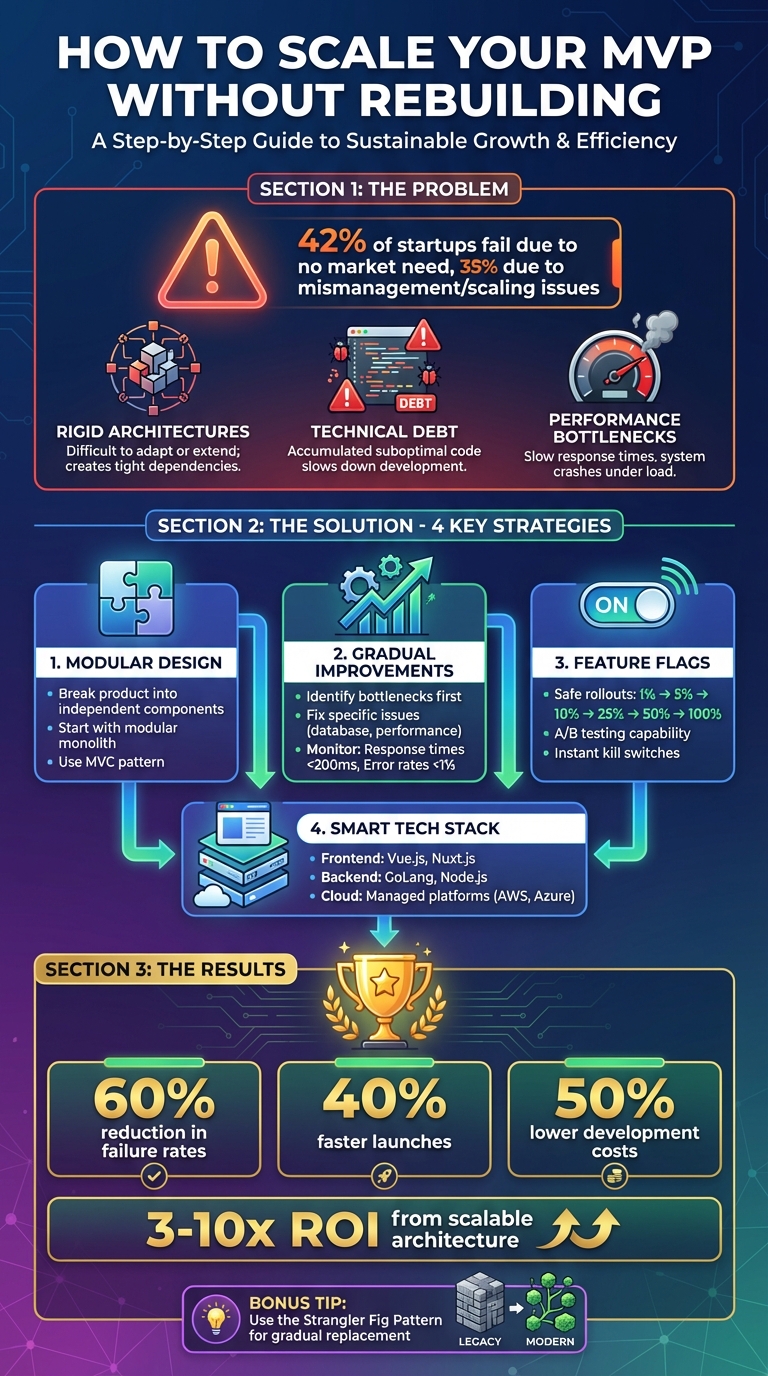 Step-by-Step Guide to Scaling MVPs Without Rebuilding