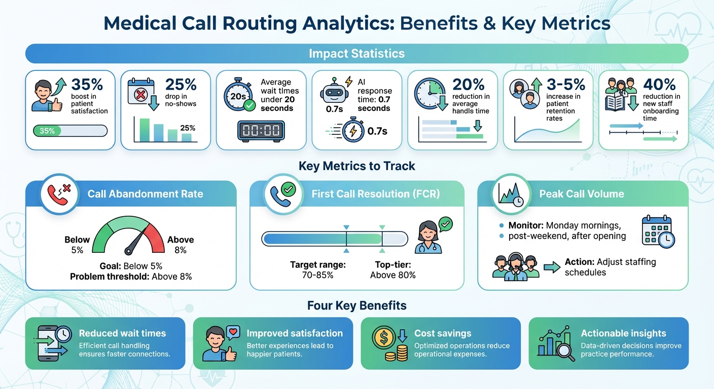 Call Routing Analytics Benefits and Key Metrics for Medical Practices