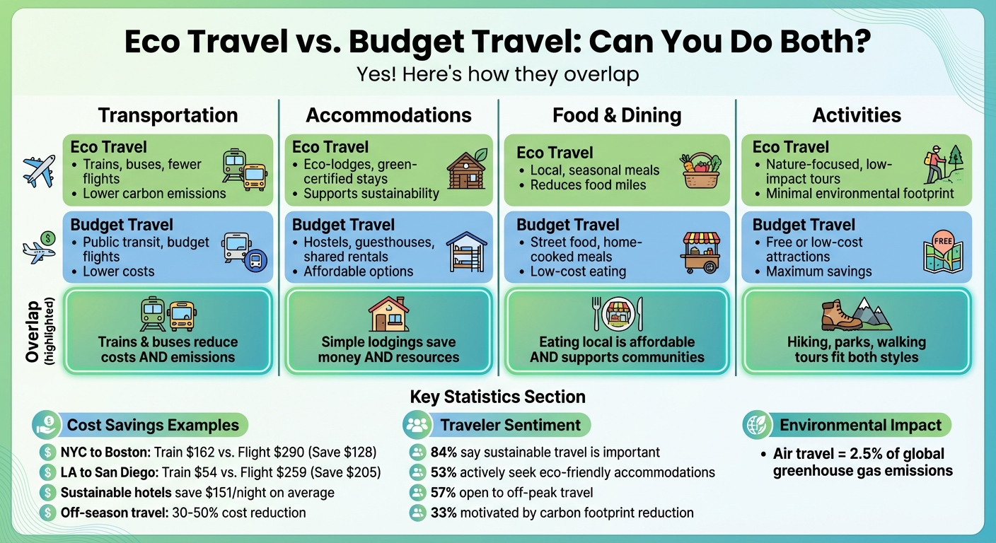 Eco Travel vs Budget Travel: Cost and Environmental Impact Comparison