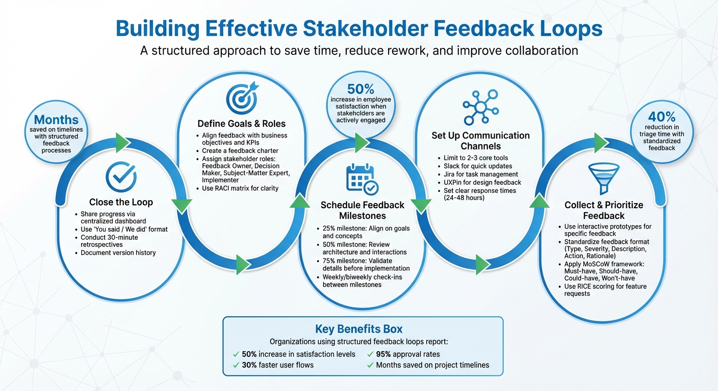 5-Step Stakeholder Feedback Loop Framework for Project Success